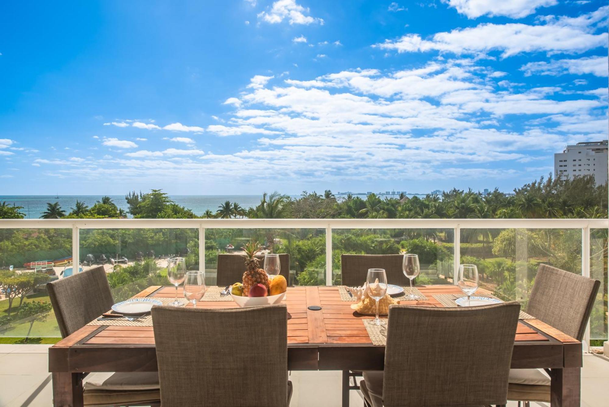 New Beachfront Luxury Apartments Cancun Ngoại thất bức ảnh